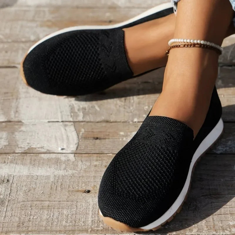 Breathable Knit Loafers