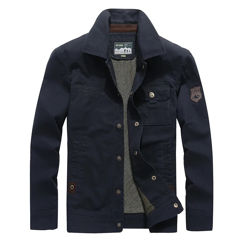 Rugged Style Cargo Jacket