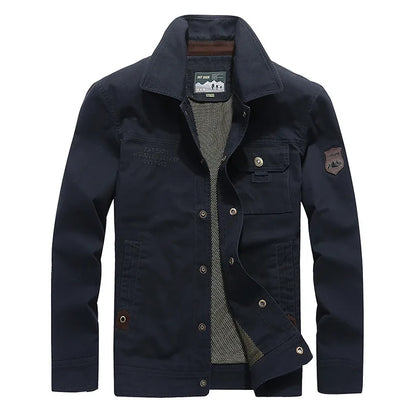 Rugged Style Cargo Jacket