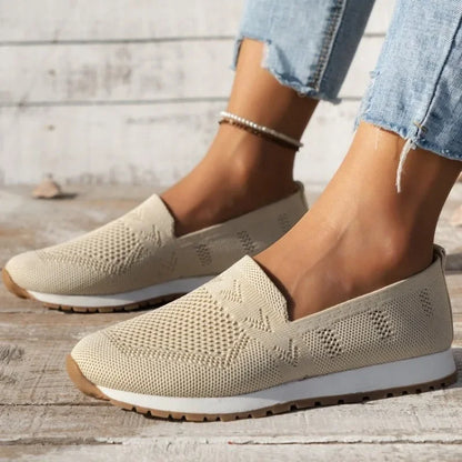 Breathable Knit Loafers