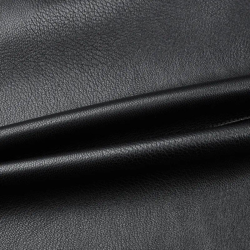 Men's Leather Business Coat