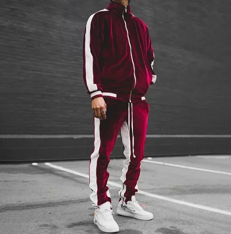Velvet Edge Tracksuit
